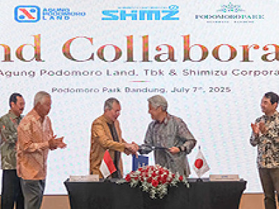 Agung Podomoro Land Partners with Shimizu Corporation Indonesia to Expand Property Development