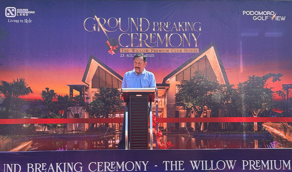 Agung Podomoro Groundbreaking The Willow Premium Club House di Podomoro Golf View Cimanggis 1