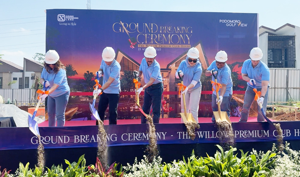 Agung Podomoro Groundbreaking The Willow Premium Club House di Podomoro Golf View Cimanggis 2
