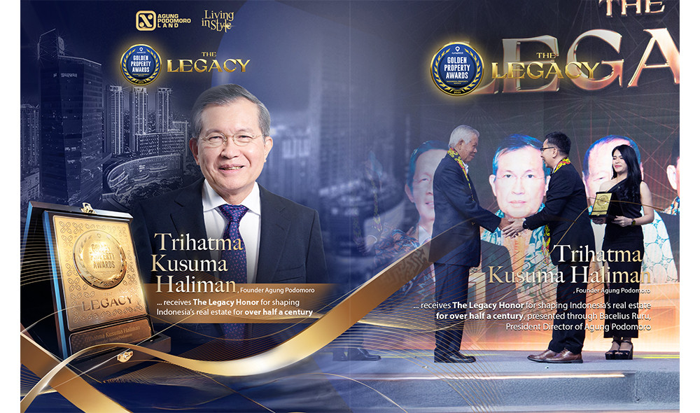 Golden Property Awards 2025: The Legacy Honor untuk Trihatma Kusuma Haliman, Pelopor Superblock Tanah Air & Inovasi Properti Berkelanjutan 1